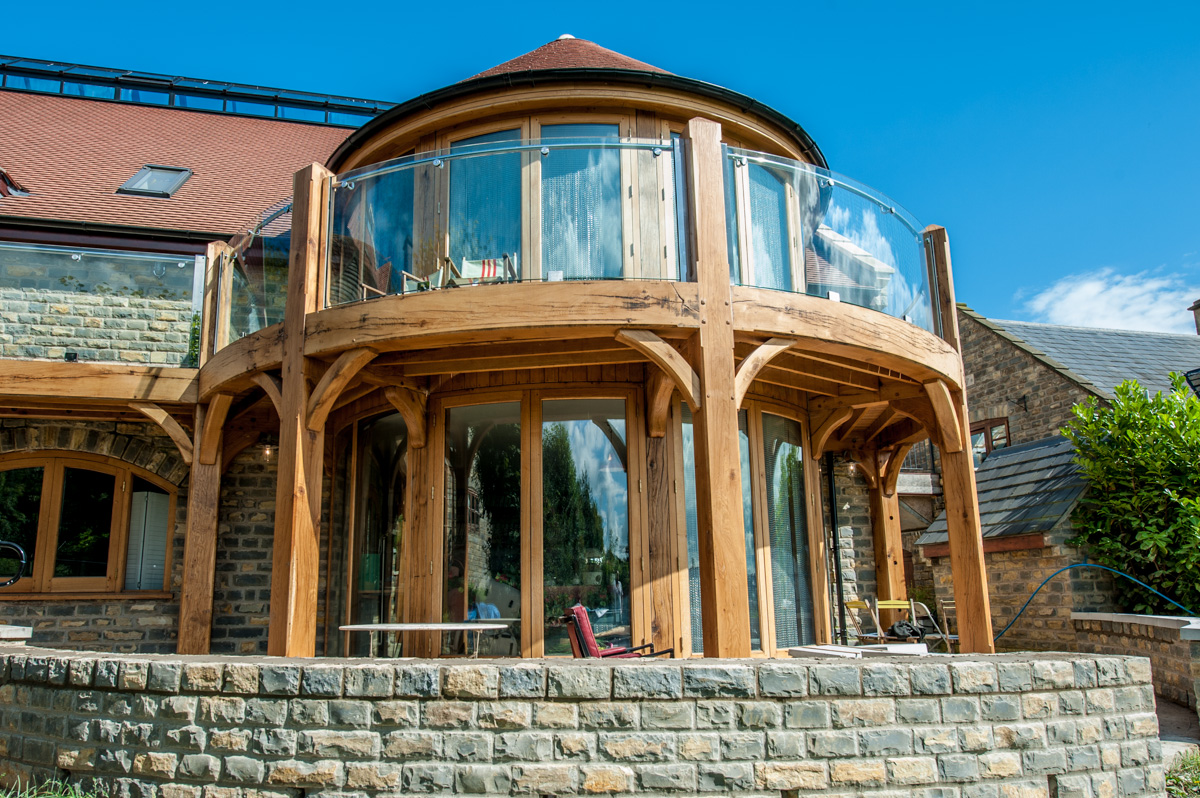 Circular Timber Framed Building custom built in the South West